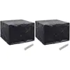Image de Housses De Salon De Jardin 2 Pcs 8  illets 122x112x98 Cm Vidaxl