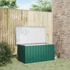 Image de vidaXL Coffre de rangement de jardin Vert 129x67x65 cm 46261