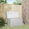 Image de Boîte De Rangement De Jardin Gris 129x67x65 Cm Vidaxl