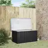 Image de Boîte De Rangement De Jardin Anthracite 129x67x65 Cm Vidaxl
