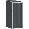 Image de Abri De Jardin Anthracite 87x98x159 Cm Acier Galvanisé Vidaxl
