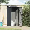 Image de Vidaxl abri de jardin anthracite 87x98x159 cm acier galvanisé 46291