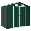 Image de Abri De Jardin Vert 205x129x183 Cm Métal Galvanisé Vidaxl