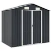 Image de vidaXL Abri de Jardin Cabane à Outils Remise dExtérieur Maison de Stockage Hangar de Rangement Remise à Outils Anthracite 46299