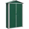 Image de Abri De Jardin Vert 116x45x175 Cm Acier Galvanisé Vidaxl