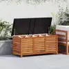 Image de Boîte De Rangement De Jardin 117x50x55 Cm Eucalyptus Solide Vidaxl