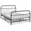 Image de vidaXL Cadre de lit sans matelas gris métal 120x200 cm 284506