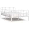 Image de Cadre De Lit Sans Matelas Avec Sommier À Lattes Métal 120x200cm Vidaxl