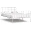 Image de vidaXL Cadre de lit sans matelas avec sommier à lattes métal 120x200cm 284603