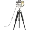 Image de Lampadaire À Trépied Noir Bois De Manguier Massif 69 Cm Vidaxl