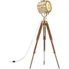 Image de Lampadaire À Trépied Bois De Manguier Massif 165 Cm Vidaxl
