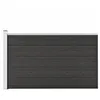 Image de vidaXL Clôture de Jardin Barrière de Jardin Clôture de Terrasse Panneau de Clôture dExtérieur Brise Vue Arrière-cour WPC 49075