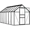 Image de Serre Avec Cadre De Base Anthracite Aluminium 7,03 M² Vidaxl
