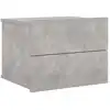 Image de Table De Chevet Gris Béton 40x30x30 Cm Bois Ingénierie Vidaxl