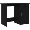 Image de vidaXL Bureau Noir 100 x 50 x 76 cm Aggloméré