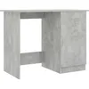 Image de vidaXL Bureau Gris béton 100 x 50 x 76 cm Aggloméré
