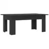 Image de Vidaxl table basse noir 100x60x42 cm bois d’ingénierie 801180