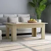 Image de Table basse - vidaXL - Chêne sonoma - 100x60x42 cm - Bois d’ingénierie - Rectangulaire