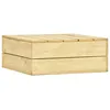 Image de Table De Jardin 75x75x31 Cm Bois De Pin Imprégné Vidaxl