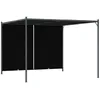 Image de Pergola De Jardin Avec Toit Rétractable 3x3 M Anthracite Vidaxl