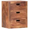 Image de Table De Chevet 40x30x50 Cm Bois Massif Vidaxl