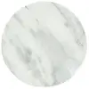 Image de Vidaxl table basse blanc et noir ø65 cm marbre solide véritable