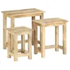 Image de vidaXL Tables gigognes 3 pcs Bois solide de manguier 287489