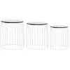 Image de Tables Basses 3 Pcs Blanc Vidaxl