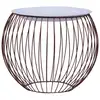 Image de Table Basse Doré Ø 51 Cm Vidaxl