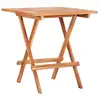 Image de Table De Bistro Pliable 60x60x65 Cm Bois De Teck Solide Vidaxl
