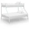 Image de Cadre De Lit Superposé Sans Matelas Blanc 140x200 Cm/90x200 Cm Vidaxl