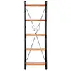 Image de Vidaxl bibliothèque à 5 niveaux 60x30x180 cm bois d'acacia solide