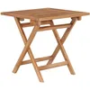 Image de Table Pliable De Jardin 45x45x45 Cm Bois De Teck Solide Vidaxl