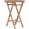 Image de Table Pliable De Jardin 60 Cm Bois De Teck Solide Vidaxl