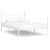 Image de Cadre De Lit Sans Matelas Avec Sommier À Lattes Métal 140x200cm Vidaxl