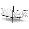Image de Cadre De Lit Sans Matelas Avec Sommier À Lattes Métal 100x200cm Vidaxl