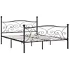 Image de Vidaxl cadre de lit sans matelas avec sommier à lattes métal 200x200cm cadre 2 personnes