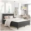 Image de Vidaxl tête de lit gris foncé tissu 180x200 cm 287470
