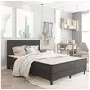 Image de Vidaxl tête de lit gris foncé tissu 160x200 cm 287477