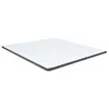 Image de vidaXL Surmatelas de Sommier Tapissier Protège-matelas Lit Protecteur Housse Lavable Confortable Doux Blanc et Gris Foncé 288216