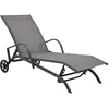 Image de Chaise Longue Acier Et Textilène Vidaxl