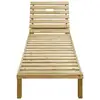 Image de Vidaxl chaise longue bois de pin imprégné 49087