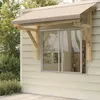 Image de vidaXL Auvent de porte 200x100x100 cm Bois de pin solide