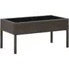 Image de Table De Jardin Marron 75x40x37 Cm Résine Tressée Vidaxl