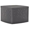 Image de vidaXL Table dappoint Mocha 54x54x365 cm Plastique 48776