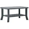 Image de Table Basse Vert 90x60x46 Cm Plastique Vidaxl