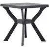 Image de Table De Bistro Anthracite 70x70x72 Cm Plastique Vidaxl