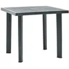 Image de vidaXL Table de jardin Vert 80x75x72 cm Plastique