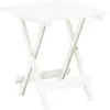 Image de Table Pliable De Jardin Blanc 45x43x50 Cm Plastique Vidaxl