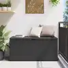 Image de Boîte De Rangement De Jardin Anthracite 116x44x55 Cm Vidaxl